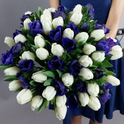 kytice tulipany sasanky